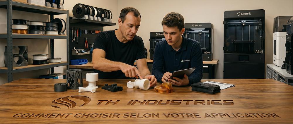 Guide matériaux impression 3D industrielle