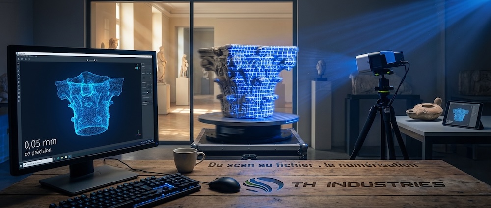impression 3D patrimoine numérisation scan 3D