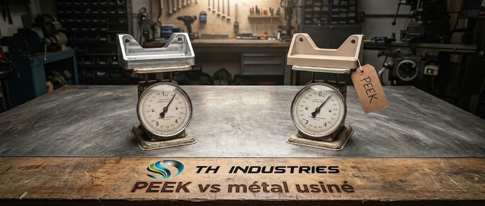 PEEK vs métal usiné impression 3D TH Industries